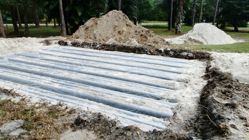 Discuss with your drain field installation contractor the size of your family now